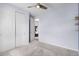 This bedroom features a closet and bright paint at 1694 Castle Vista Way, Castle Rock, CO 80104