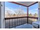 Private balcony overlooking a tree and building at 8470 Decatur St # 89, Westminster, CO 80031