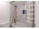 Clean bathroom with bathtub and shower at 8470 Decatur St # 89, Westminster, CO 80031