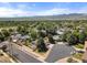 Scenic aerial view of the neighborhood and surrounding landscape at 2155 S Deframe St, Lakewood, CO 80228