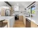 Updated kitchen featuring stainless steel appliances and light wood cabinetry at 6949 S Sheridan Blvd, Littleton, CO 80128