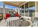Covered patio area for outdoor dining and relaxation at 27862 E 9Th Dr, Aurora, CO 80018