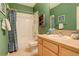 Charming bathroom with a classic vanity and coordinated decor exudes a clean and inviting feel at 2855 Rock Creek Cir # 129, Superior, CO 80027