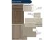 Selection image shows the options for cabinets, countertops, kitchen backsplash, and flooring for the home at 4125 N Duquesne Ct, Aurora, CO 80019