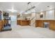 Finished basement with wet bar and gym area at 1007 Oriole Cir, Brighton, CO 80601