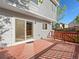 Cozy home back deck, perfect for entertaining with sliding door access to the house at 16212 Blueleaf Pl, Parker, CO 80134