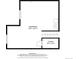 Basement floor plan showcasing a large open basement area and extra storage room at 16212 Blueleaf Pl, Parker, CO 80134