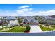 Beautiful home with a well-manicured lawn, landscaping and three car garage located in a suburban neighborhood at 5439 Innisbrook Loop, Elizabeth, CO 80107