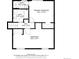 Floor plan of the upper level highlighting the primary bedroom, additional bedroom, and bathrooms at 7140 S Reed Ct, Littleton, CO 80128