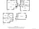 Detailed floor plan showcasing the layout of the home including the kitchen, bedrooms, and living spaces at 7140 S Reed Ct, Littleton, CO 80128