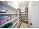 Pantry with many shelves and containers at 887 Sundance Ln, Erie, CO 80516