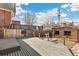 Spacious backyard deck is great for entertaining or relaxing outdoors in a private setting at 1451 N Gilpin St, Denver, CO 80218