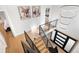 Modern staircase with light wood and metal railings, showcasing a bright and open floor plan at 245 Fair Pl, Boulder, CO 80302