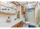 Bathroom with a single sink vanity and shower at 1744 S Leyden St, Denver, CO 80224