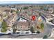 Aerial view of townhome community showing location of property at 6817 S Webster St # C, Littleton, CO 80128