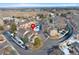 Aerial view showing property location in a townhome community at 6817 S Webster St # C, Littleton, CO 80128