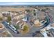 Aerial view showing the property's location within a neighborhood at 6817 S Webster St # C, Littleton, CO 80128