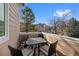 Private deck with seating area, perfect for outdoor enjoyment at 6817 S Webster St # C, Littleton, CO 80128