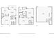 Full house floor plans featuring basement, first, and second floors at 6847 S Webster St # A, Littleton, CO 80128