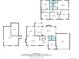 Combined floorplans of levels one, two and basement at 6624 S Sycamore St, Littleton, CO 80120
