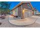 Charming home exterior with stone accents, inviting walkway, and well-maintained landscaping at 3242 Waterfront Dr, Monument, CO 80132