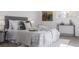 Cozy bedroom showcasing a comfortable bed with stylish bedding, complemented by neutral tones and natural light at 1060 S Parker Rd # 36, Denver, CO 80231