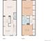 Complete floor plans for both levels of the home: first and second floor at 1060 S Parker Rd # 36, Denver, CO 80231