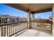 Balcony overlooking beautiful mountain views and neighborhood at 23405 E 5Th Pl # 201, Aurora, CO 80018