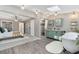 Spa-like bathroom with freestanding tub, double vanity, and walk-in shower at 14059 W 5Th Ave, Golden, CO 80401