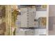 Aerial view of the house roof and layout, along with the driveway at 174 Rockingham Cir, Castle Pines, CO 80108