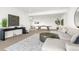 Expansive recreation room offering versatile space with neutral carpet and great natural light at 174 Rockingham Cir, Castle Pines, CO 80108