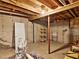 Unfinished basement area offering potential for customization at 953 Gilia Dr, Golden, CO 80401