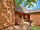Charming front porch with wooden accents and a cozy seating area at 953 Gilia Dr, Golden, CO 80401