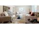 Bright living room boasts a bay window, neutral furniture, and modern decor for a clean, inviting space at 6325 W Portland Pl, Littleton, CO 80128