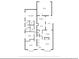 Home floorplan featuring three bedrooms, two bathrooms, kitchen, and living room at 7682 S Cove Cir, Centennial, CO 80122