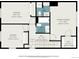 Floorplan diagram of the upper level featuring the bedrooms, bathrooms, and walk-in closet at 5573 S Lowell Blvd, Littleton, CO 80123