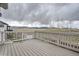 View from deck overlooking open space with mountain views at 8695 Torrey St, Arvada, CO 80007