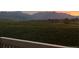 Sunset mountain view from the deck at 8695 Torrey St, Arvada, CO 80007