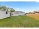 A spacious backyard with new fence at 2542 S Winona Ct, Denver, CO 80219