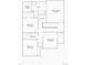 Upstairs floorplan featuring an owner's suite, three bedrooms, two bathrooms, a walk-in closet and a laundry room at 164 Baler Ct, Brighton, CO 80601
