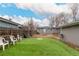 Inviting backyard with a combination of lush turf and patio space, perfect for gatherings at 117 6Th St, Frederick, CO 80530