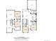 Combined floorplans with detailed dimensions of rooms and layout at 8272 E 55Th Pl, Denver, CO 80238