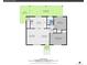 Floorplan of the home with kitchen, bath, bedroom, living room dimensions at 7881 Kenwood St, Commerce City, CO 80022