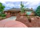 Community building exterior showcasing a large covered entrance at 26304 E 4Th Pl, Aurora, CO 80018