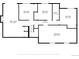 Floor plan of the basement with Gathering room, two bedrooms, a bathroom and hall at 6997 S Poplar Way, Centennial, CO 80112