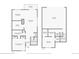 Detailed first floor plan showing the kitchen, living room, and primary bedroom suite at 1470 S Quebec Way # 244, Denver, CO 80231