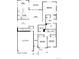 Home's first floor plan featuring multiple bedrooms, kitchen, living, dining, and garage at 1818 Sawtooth Mountain Dr, Berthoud, CO 80513