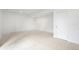 Unfinished basement area featuring neutral carpet, white walls, and recessed lighting at 5134 Quitman St, Denver, CO 80212