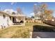 Large backyard with patio, grill, and plenty of space at 4612 S Coors Ct, Morrison, CO 80465