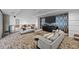 Enjoy the building lounge with comfortable seating, a TV, and designer touches throughout at 1700 Bassett St # 1612, Denver, CO 80202